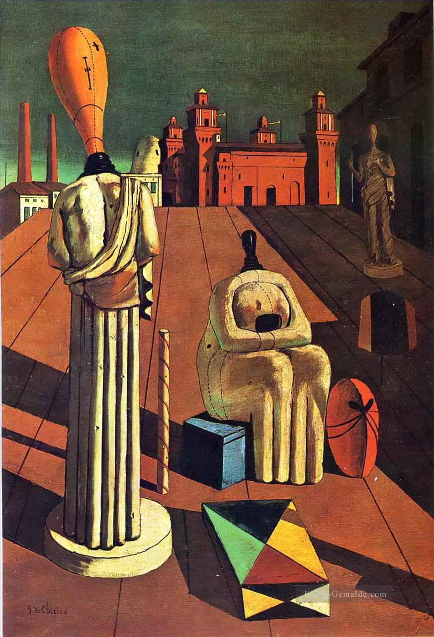 Störende Musen 1918 Giorgio de Chirico Metaphysischer Surrealismus Ölgemälde